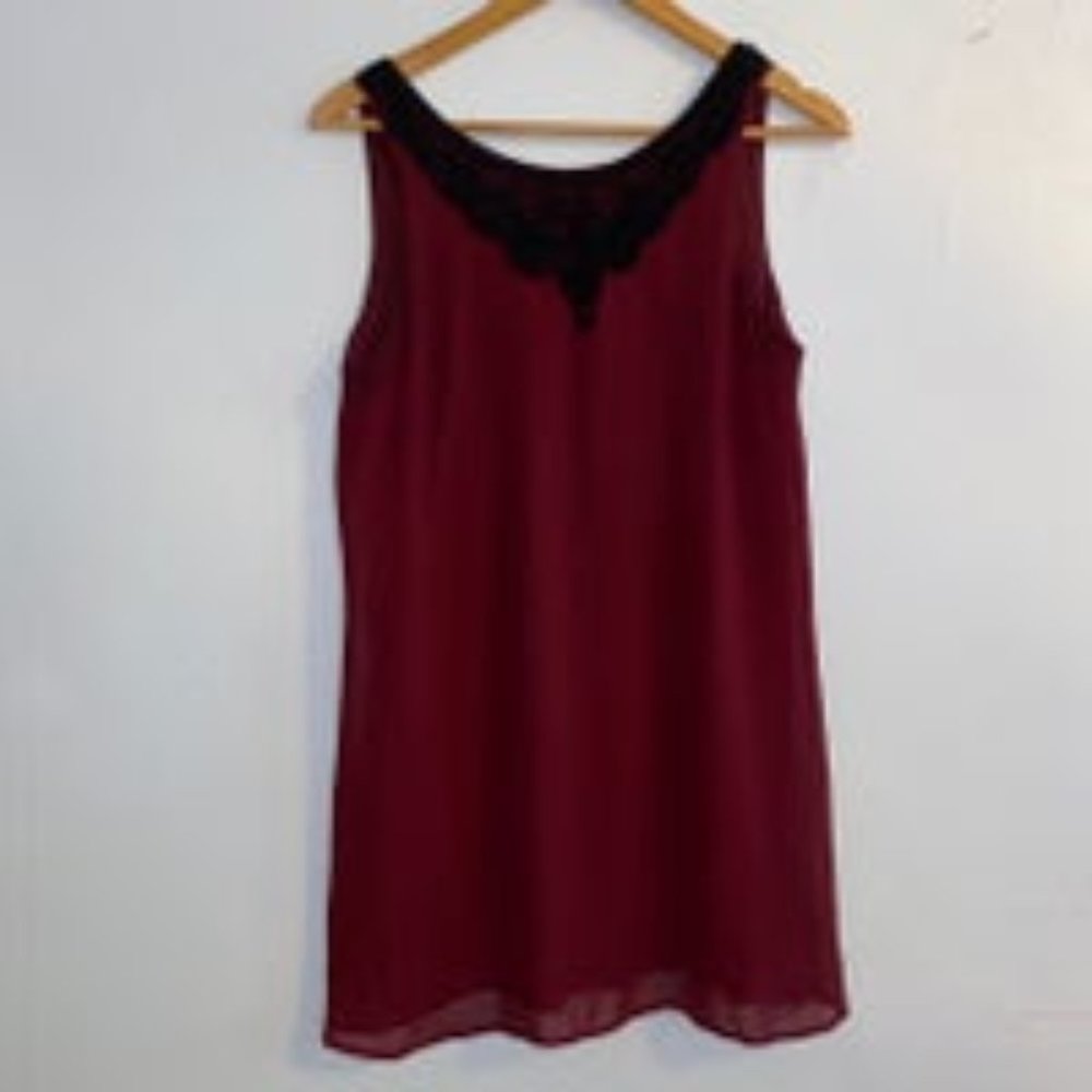 Burgundy Dress